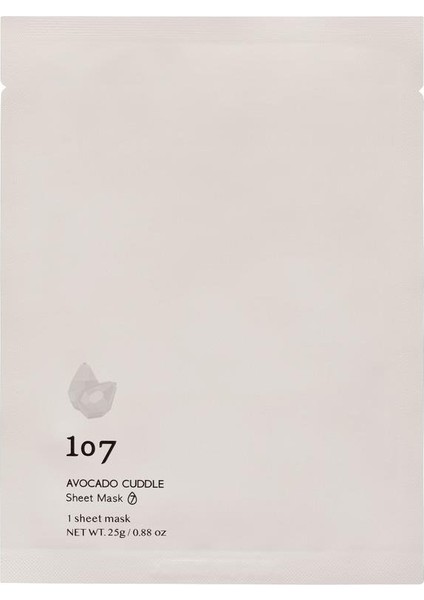 107 Avocado Cuddle Sheet Mask 25GR - Nemlendirici Maske