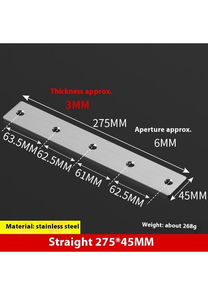 Paslanmaz Çelik 90 Derece Dik Açı Tutucu Mobilya Üçgen Braket Bağlantısı (Yurt Dışından)