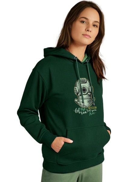 Antik Dalgıç Tasarım Sweatshirt Hoodie