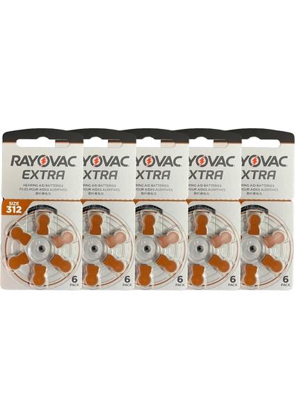 Işitme Cihazı Pili 312 Numara 5'li