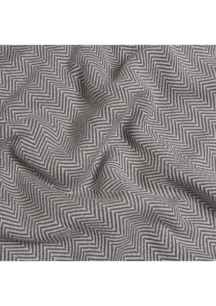 Zigzag Peştemal Koyu Gri