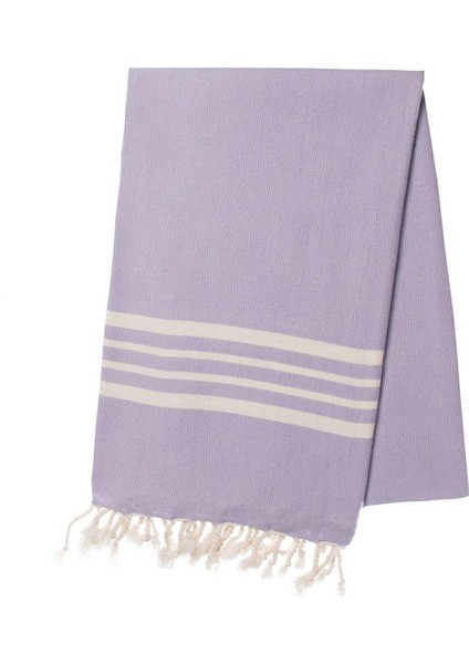 Bath & Beach Towel Krem Sultan Peştemal Açık Lila