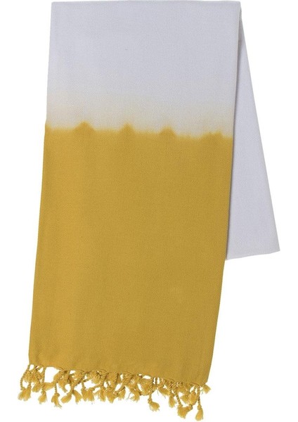 Batik Peştemal Beyaz - Sarı