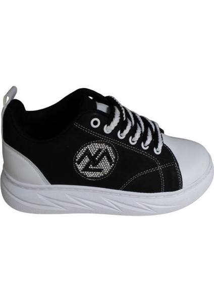 Yazkış Kadın Siyah Keten Yanı Taşlı Klaın Taban Fashıon Günlük Spor Ayakkabı fiyatları