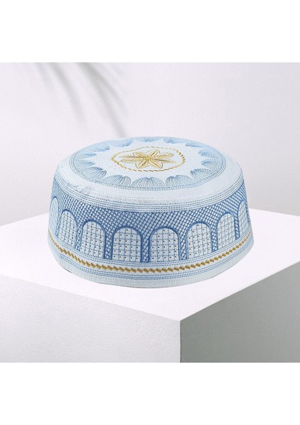 Düz Üst Dua Şı Bere Topi Mavi (Yurt Dışından) fırsatları