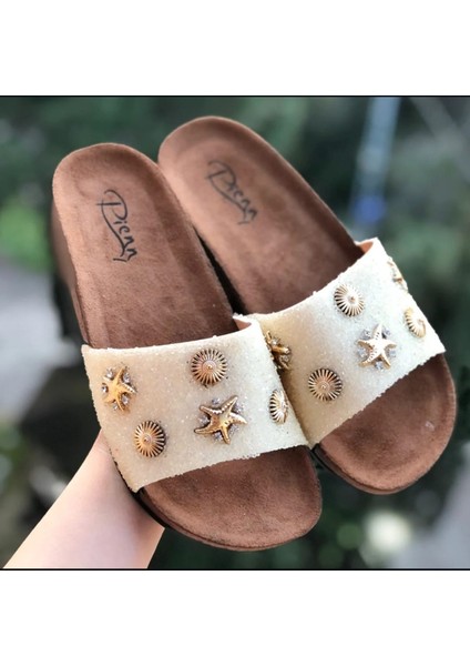 Kadın Terlik Yazlık Kaydırmaz Taban Ekstra Rahat Tabanlı Terlik Kadın Taşlı Havuz Günlük Terlik modelleri