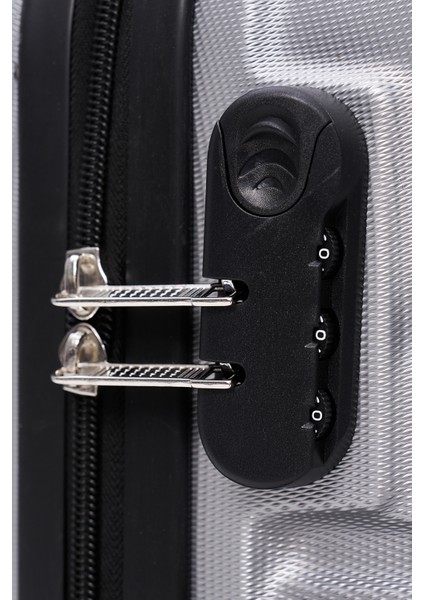 Orta Boy Valiz Gri Pro Abs 1001