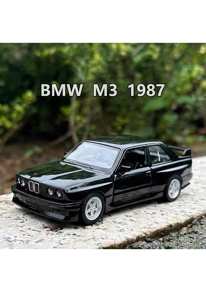 1/36 Bmw M3 1987 Alaşımlı Oyuncak Araba Modeli Metal Döküm Oyuncak Araçlar Otantik Zarif Iç Mekan Geri Çekilebilir 2 Kapılı Açık Çocuk Hediyesi (Yurt Dışından) modelleri