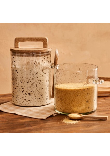 Kers Mango Kapaklı Kaşıklı Kavanoz Naturel (2800 ml ) fırsatları