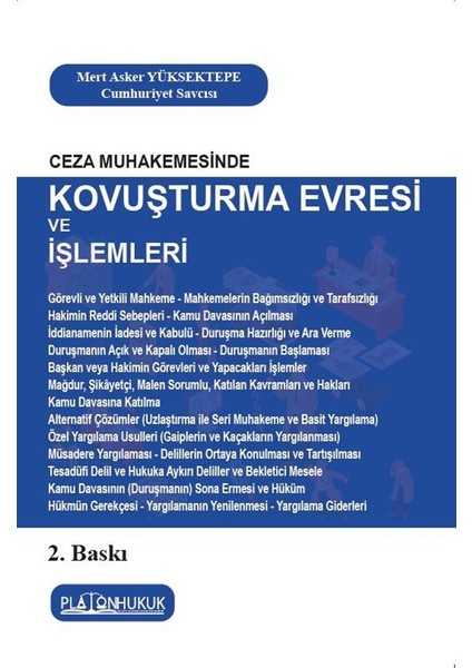 Kovuşturma Evresi ve İşlemleri 2. Baskı
