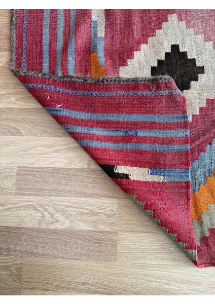 117 x 309 cm Renkli Türk Yolluk, El Dokuma Yün Yolluk, Ender Motifli Harika Yolluk, Vintage Severler Için Yolluk modelleri