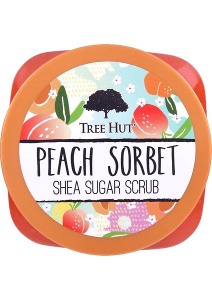 Peach Sorbet Shea Sugar Scrub Vücut Peelingi 510gr