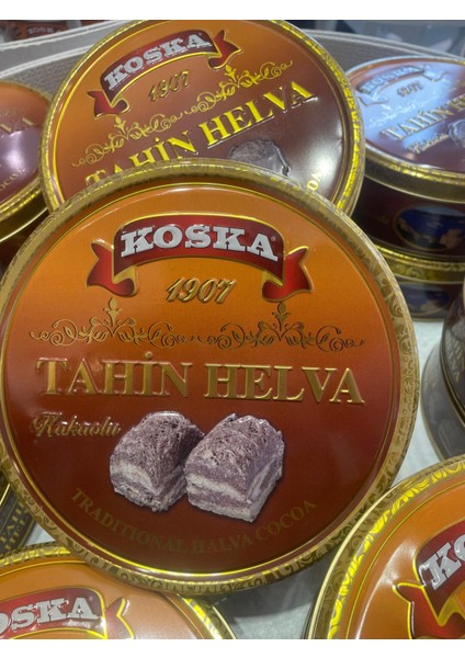 Teneke Kakaolu Helva 400 gr Koli 12 Adet