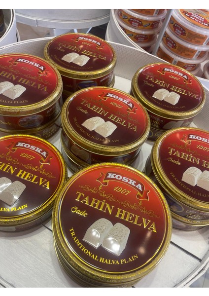 Teneke Sade Helva 400 gr 1 Adet