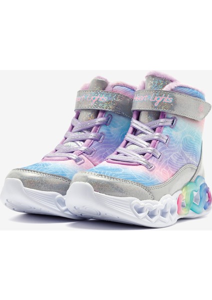 Infinite Heart Lights - Lovin Hearts Büyük Kız Çocuk Gri Işıklı Bot 303054L Smlt fiyatları