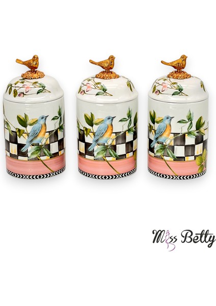 Paradise Büyük Porselen Baharat Takımı 3'lü fiyatları