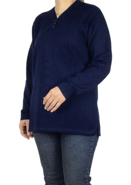 Kadın Vyaka Kapalı Üç Düğmelı Kalın Kışlık Anne Bluz fiyatları