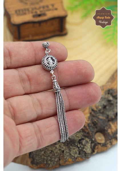 Sallantılı Tuğra Model 925 Ayar Gümüş Tesbih Püskül 201023768 fiyatları