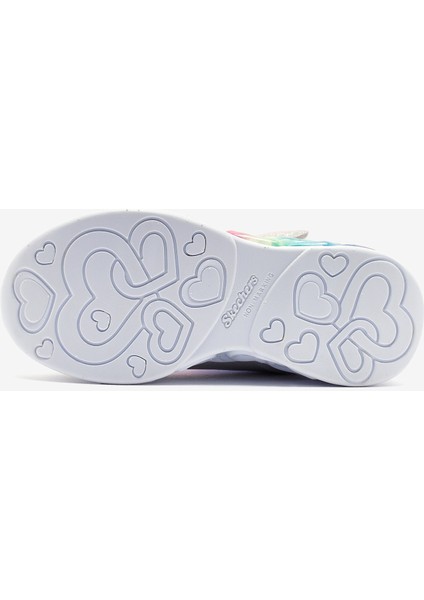 Infinite Heart Lights - Lovin Hearts Büyük Kız Çocuk Gri Işıklı Bot 303054L Smlt