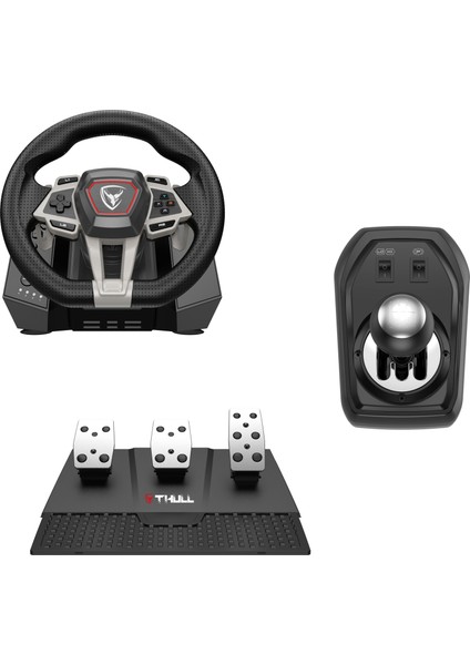 Gaming Yarış Si̇mülatörü Kokpi̇ti̇ ve Yarış Di̇reksi̇yon Viites Pedal Seti̇ Thl-Gdpcr-01 modelleri