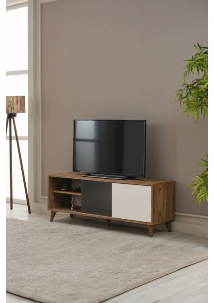 Tv Sehpası Sürgülü Kapak 140 x 40 x 35 cm
