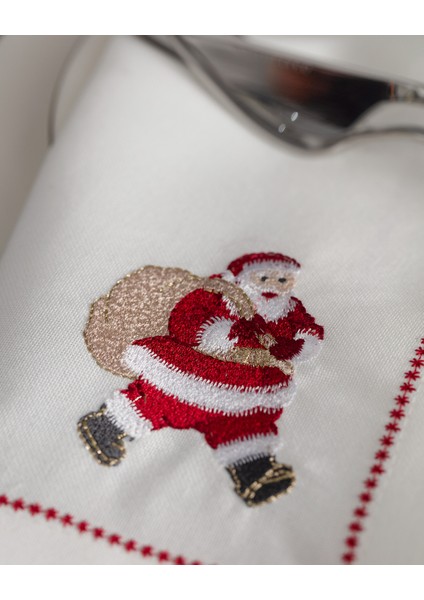 Snowy 2'li Peçete - Beyaz/kırmızı fiyatları