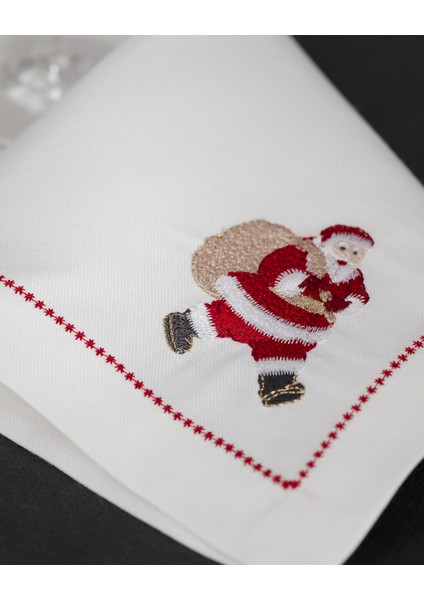 Snowy 2'li Peçete - Beyaz/kırmızı modelleri