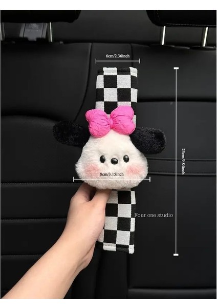 Cool Pacha Köpek Araba Koltuk Kemeri Kılıfı & Yumuşak Keten Omuz Koruyucu 1 Adet