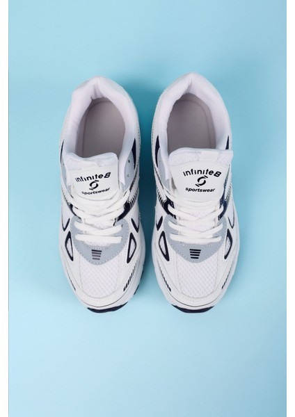 Bette Kadın Beyaz Lacivert Spor Ayakkabı fiyatları
