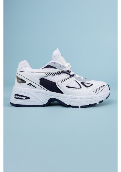 Bette Kadın Beyaz Lacivert Spor Ayakkabı fırsatları