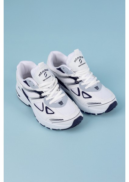 Bette Kadın Beyaz Lacivert Spor Ayakkabı indirimleri