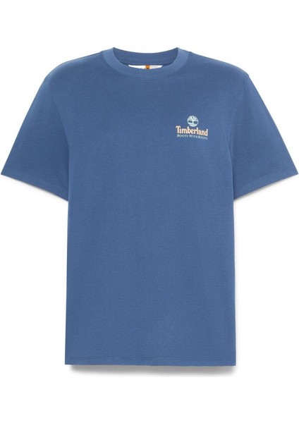 Illustrated Tree Logo Back Graphic Tee Erkek Tişört TB0A6DG52881 fiyatları