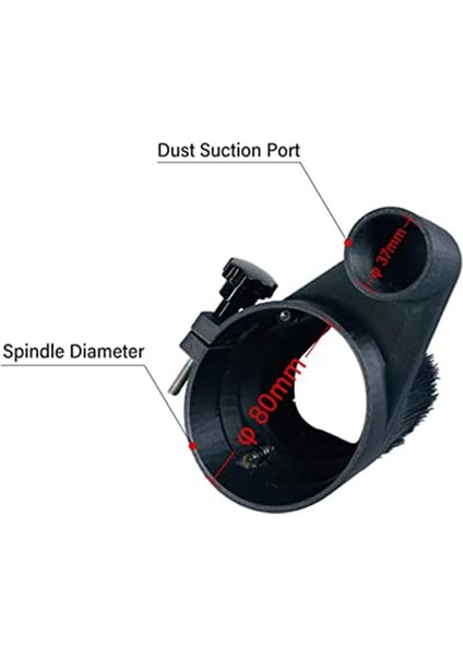 Fırça Vakum Temizleyici Gravür Makinesi Toz Toplayıcı Kapağı Cnc Yönlendirici Frezeleme 775 300W 500W Mil (80MM) (Yurt Dışından) fiyatları