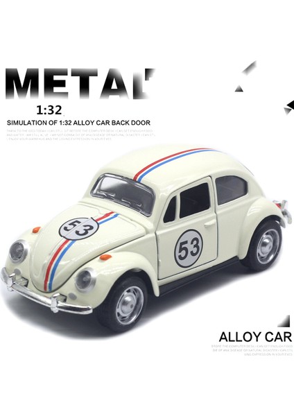 1:32 Volkswagen Beetle Alaşımlı Araba Döküm Metal Clic Oyuncak Modeli Geri Çekme Fonksiyonlu Araçlar Çocuk Hediyeleri Için A931 (Yurt Dışından) fiyatları