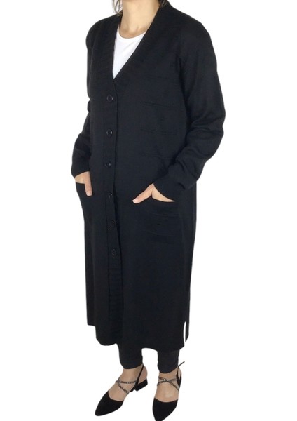 Kadın Büyük Beden Düğmeli Mevsimlik Hırka fiyatları