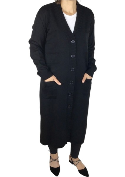 Kadın Büyük Beden Düğmeli Mevsimlik Hırka modelleri