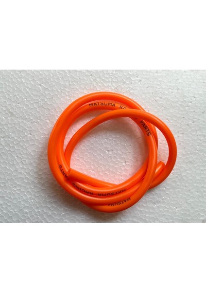 Motosiklet Benzin Hortumu Turuncu Renk Modifiye 1 Metre