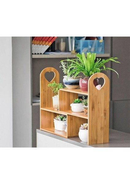 Ahşap Masa Tezgah Üstü Düzenleyici Organizer Banyo Mutfak Rafı Kitaplık Baharatlık Çiçeklik modelleri