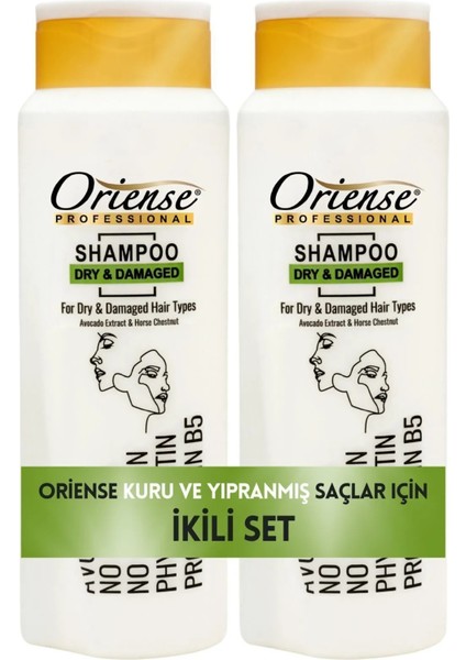 Dry & Damaged 600 ml Şampuan 2'li Set