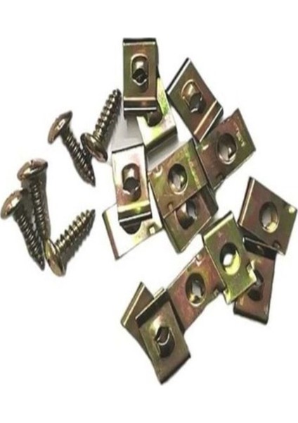 Motosiklet Granaj Kaporta Klipsi + Sac Vidası 15 Adet