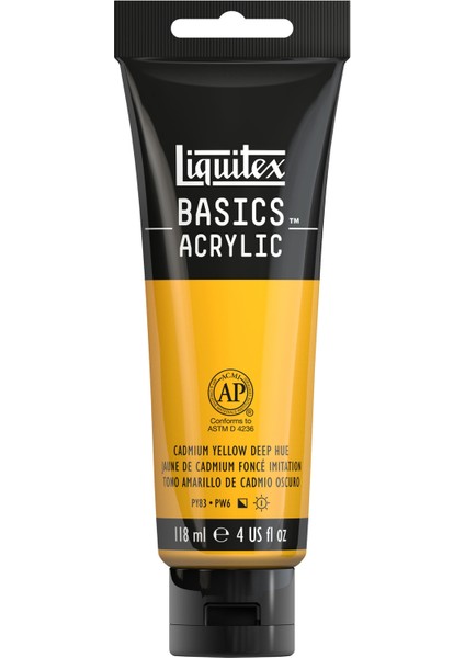 Basics Akrilik Boya 118ML Cadmium Yellow Deep Hue 163
