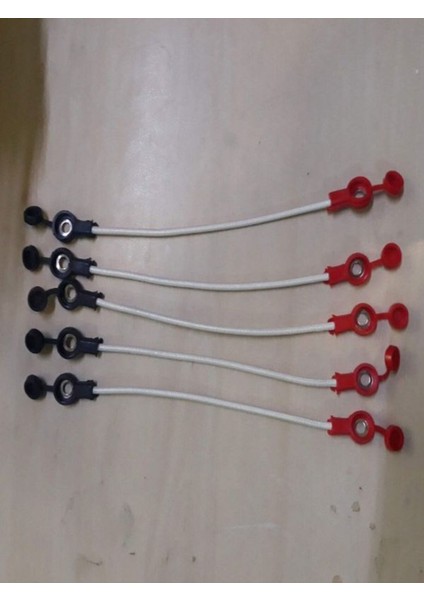 Elektrikli Bisiklet Akü Bağlantı Kablosu Kapaklı - 5 Adet + Vidalar