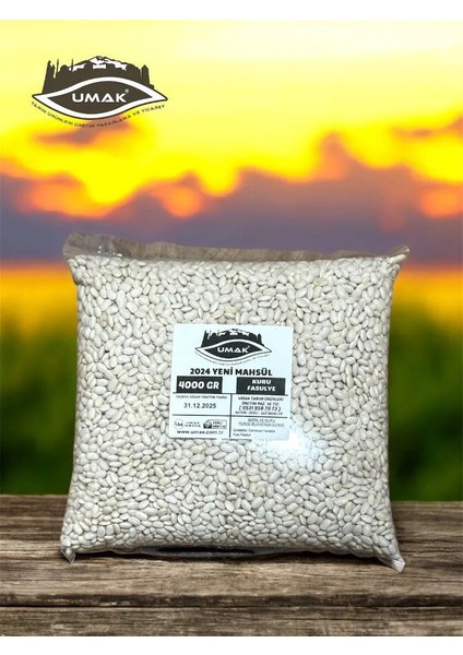 Yemeklik Kuru Fasülye 4 kg