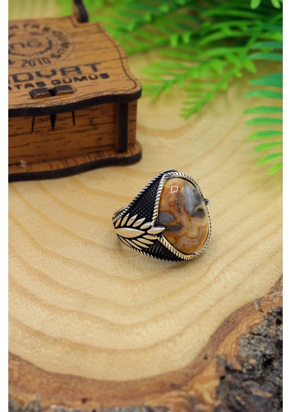 Septeryan Taşlı Başak Model 925 Ayar Gümüş Erkek Yüzük 201023791 modelleri