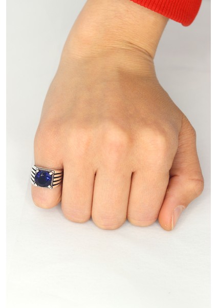 Safir Taşlı Yuvarlak Model 925 Ayar Gümüş Çocuk Yüzük 201023745 fırsatları