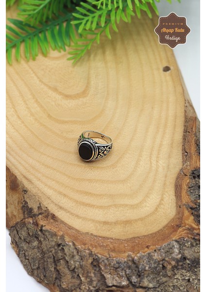 Oniks Taşlı 925 Ayar Gümüş Çocuk Yüzük 201023729 modelleri