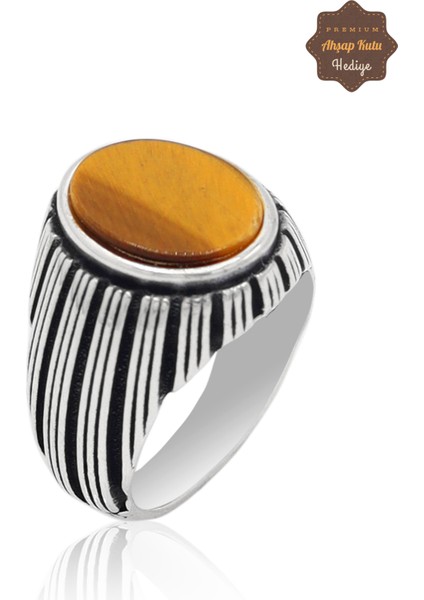 Kaplangözü Taşlı Oval Model 925 Ayar Gümüş Çocuk Yüzük 201023748