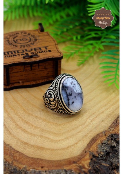 Havlit Taşlı 925 Ayar Gümüş Erkek Yüzük 201023771 modelleri