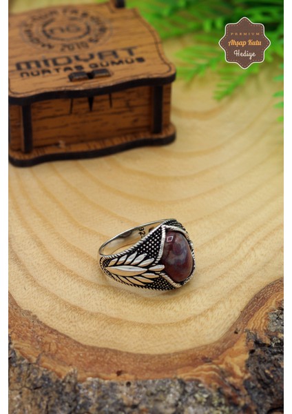 Güneş Taşı Taşlı 925 Ayar Gümüş Erkek Yüzük 201023776 modelleri