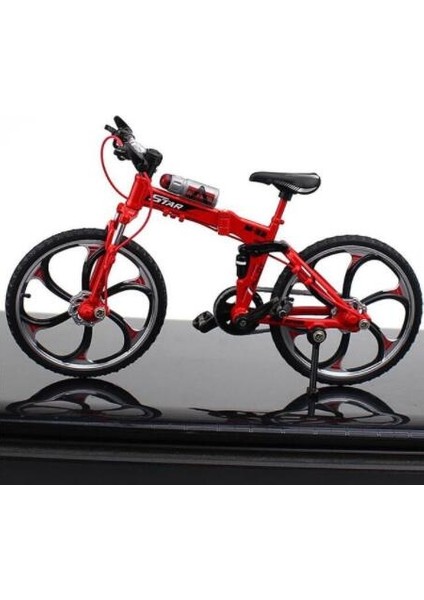 1:10 Model Alaşım Dağ Bisikleti Pres Döküm Metal Dağ Bisikleti Viraj Yol Katlanır Yarış Bisikleti Simülasyon Hediye Oyuncaklar Çocuklar Için (Yurt Dışından)